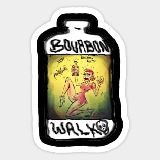 Bourbon Ghoul Walk Sticker